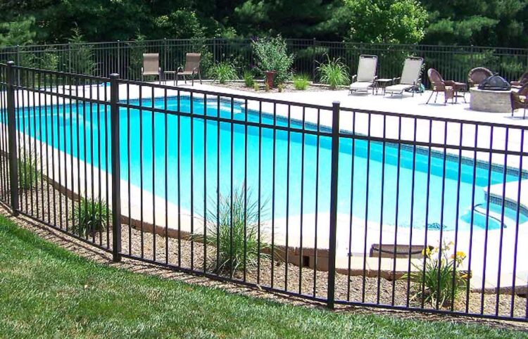 aluminum pool fence
